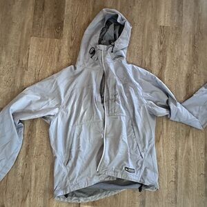 Gray Hooded Jacket